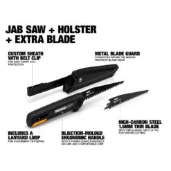 ToughBuilt 6 In. High Carbon Steel Jab Saw And Sheath 8 TPI 1 Pc -DeWALT Outlet 007a0e0d 16f1 47d2 860e a3d33fe8e9d0