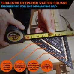 Johnson 7 In. L X 10 In. H Aluminum Rafter Square -DeWALT Outlet 03c0c91e edc9 457e b897 87c52c913c01