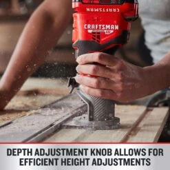 Craftsman V20 Cordless Fixed Base Router Tool Only -DeWALT Outlet 065578b0 4da5 4218 b943 48af4cd66cd3