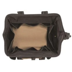 CLC 8 In. W X 9 In. H Polyester Tote Bag With Plastic Tray 21 Pocket Black/Tan 1 Pc -DeWALT Outlet 065b073a e299 44e5 a193 7019b3a0dde3