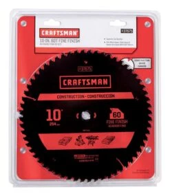 Craftsman 10 In. D X 5/8 In. Carbide Circular Saw Blade 60 Teeth 1 Pk 7 Craftsman 10 In. D X 5/8 In. Carbide Circular Saw Blade 60 Teeth 1 Pk -DeWALT Outlet 075614a4 b0c4 4f90 8121 45d58e432e56