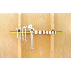 Magnet Source 24 In. L X 1 In. W Black Tool Holder 20 Lb. Pull 1 Pc -DeWALT Outlet 0b478430 0915 4482 a86d 042ce7df5b5e