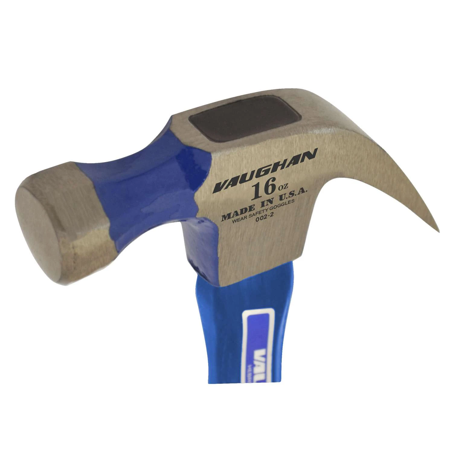 Vaughan 16 Oz Smooth Face Curved Claw Hammer 13 In. Fiberglass Handle 4 Vaughan 16 Oz Smooth Face Curved Claw Hammer 13 In. Fiberglass Handle - Image 2