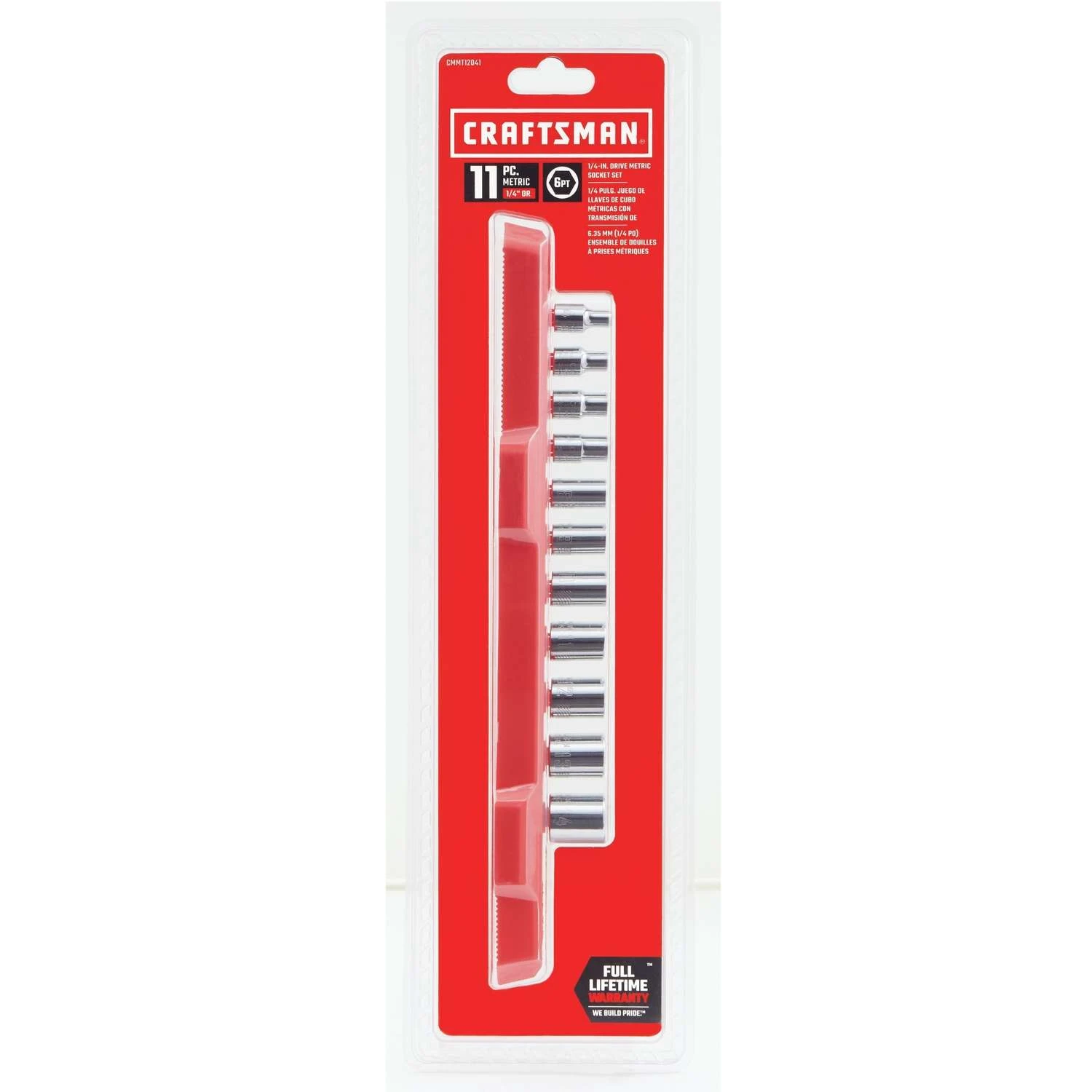 Craftsman 1/4 In. Drive Metric 6 Point Socket Set 11 Pc 4 Craftsman 1/4 In. Drive Metric 6 Point Socket Set 11 Pc - Image 2