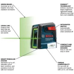 Bosch Self Leveling Green-Beam Cross-Line Laser 40 Ft. 13 Bosch Self Leveling Green-Beam Cross-Line Laser 40 Ft. -DeWALT Outlet 10e88400 2c6f 4089 9ad0 756bdce1c11c