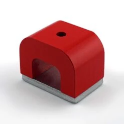 Magnet Source 1.6 In. L X 1 In. W Red Horseshoe Magnet 20 Lb. Pull 1 Pc