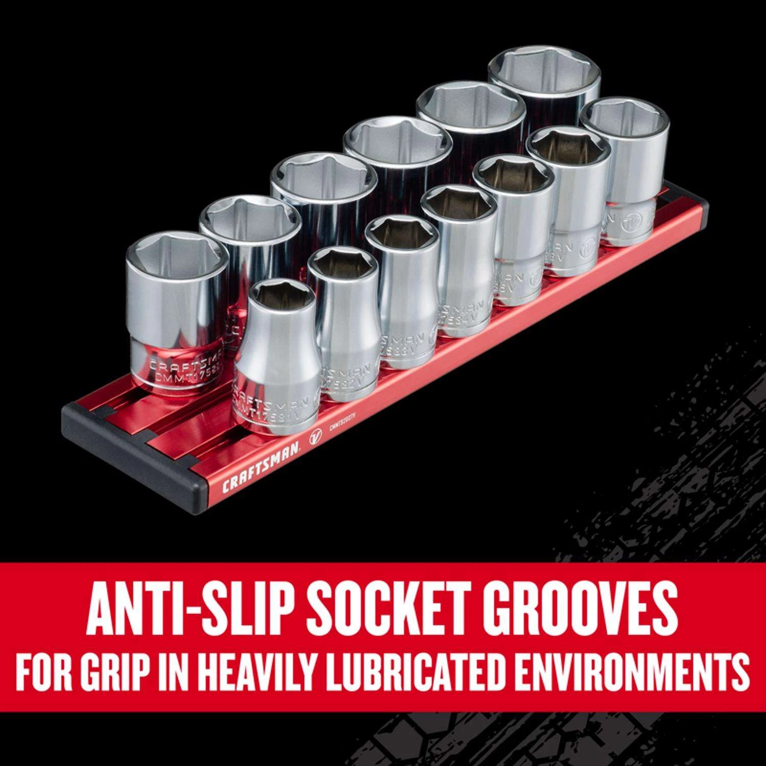 Craftsman V-Series 1/2 In. Drive Metric 6 Point Socket Set 13 Pc 7 Craftsman V-Series 1/2 In. Drive Metric 6 Point Socket Set 13 Pc - Image 5