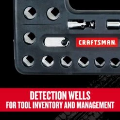 Craftsman V-Series 1/2 In. Drive SAE 6 Point Socket And Tool Set 21 Pc -DeWALT Outlet 1267f31e cff2 495d 8a7a ba8b23e8d78c
