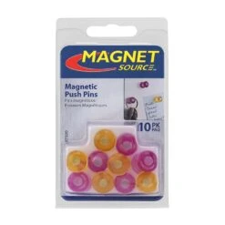 Magnet Source .625 In. L X .5 In. W Assorted Magnetic Push Pins 10 Pc -DeWALT Outlet 1362a592 b89f 4d5d b207 2e622957d5c6