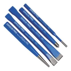 Dasco Pro High Carbon Steel Punch And Chisel Set 5 Pc