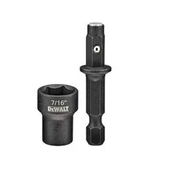 DeWalt Impact Ready 7/16 In. Black Oxide Cleanable Nut Driver 2 Pc