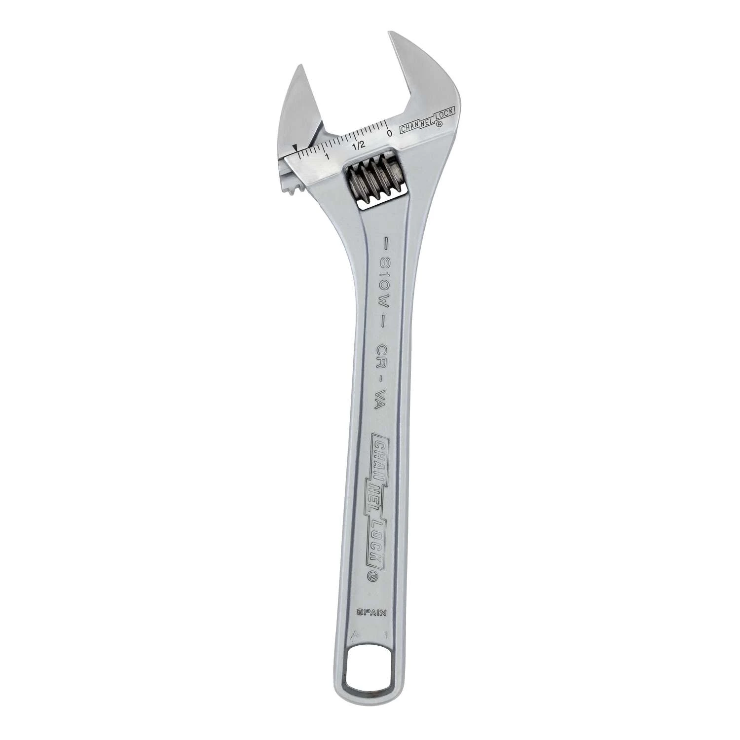 Channellock Metric And SAE Adjustable Wrench 10 In. L 1 Pc 4 Channellock Metric And SAE Adjustable Wrench 10 In. L 1 Pc - Image 2