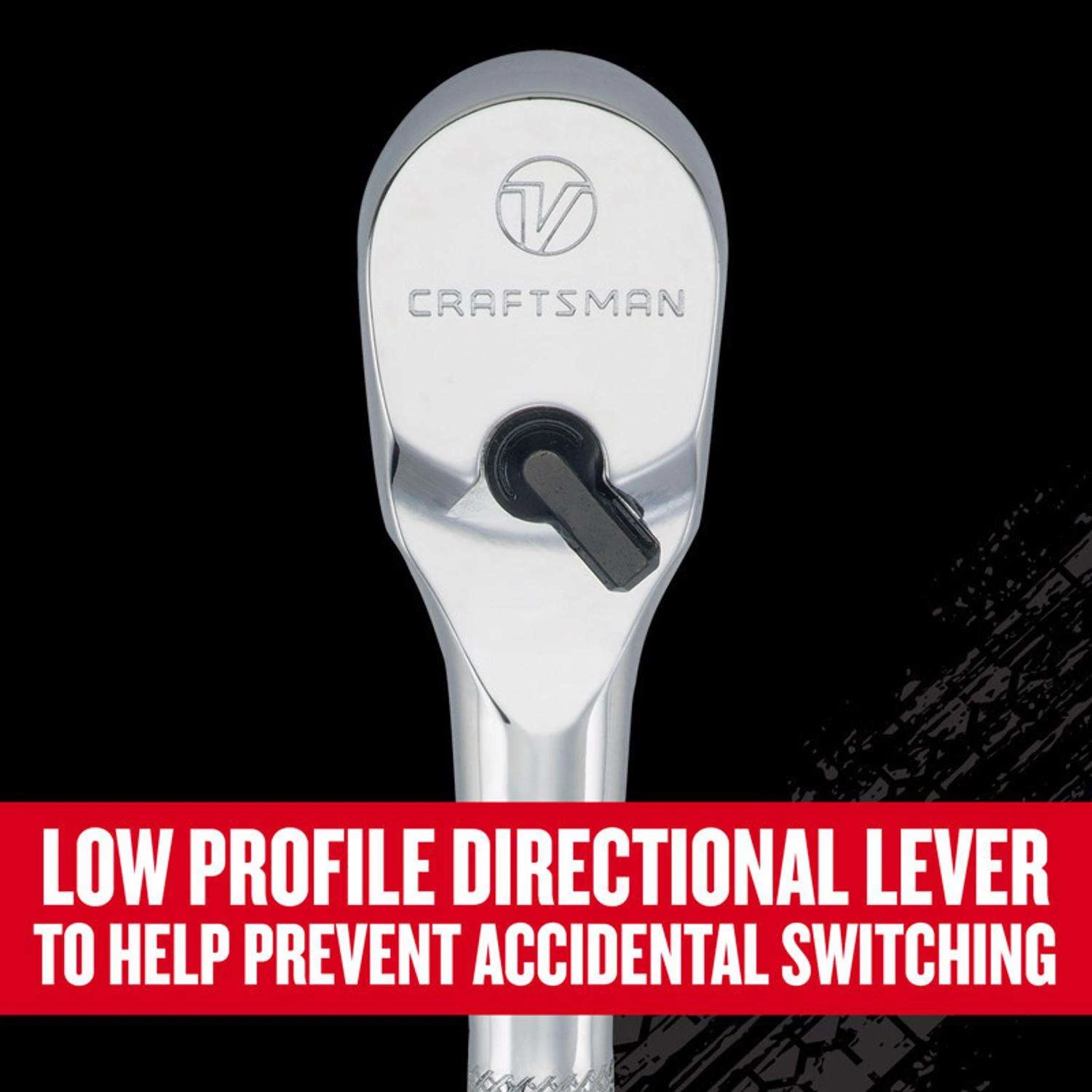 Craftsman V-Series 3/8 In. Drive Ratchet 96 Teeth 5 Craftsman V-Series 3/8 In. Drive Ratchet 96 Teeth - Image 3