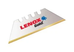 Lenox Gold High Speed Steel 4 Notch Utility Blade 2.5 In. L 50 Pk