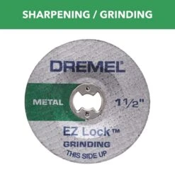 Dremel EZ Lock 1-1/2 In. D Metal Grinding Wheel