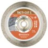 Husqvarna Tacti-Cut Dri Disc 4-1/2 In. D X 7/8 In. Steel Continuous Rim Diamond Saw Blade 1 Pk