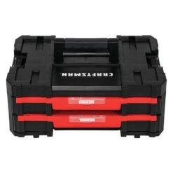 Craftsman VERSASTACK 17 In. 2-Drawer Tool Box 488 Cu In Black/Red