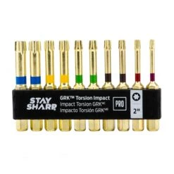 Stay Sharp Torx 2 In. L Torsion Screwdriver Bit S2 Tool Steel 10 Pc
