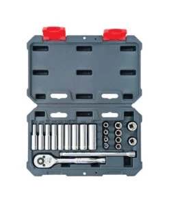 Crescent Assorted Sizes X 1/4 In. Drive SAE 6 Point Socket Wrench Set 26 Pc