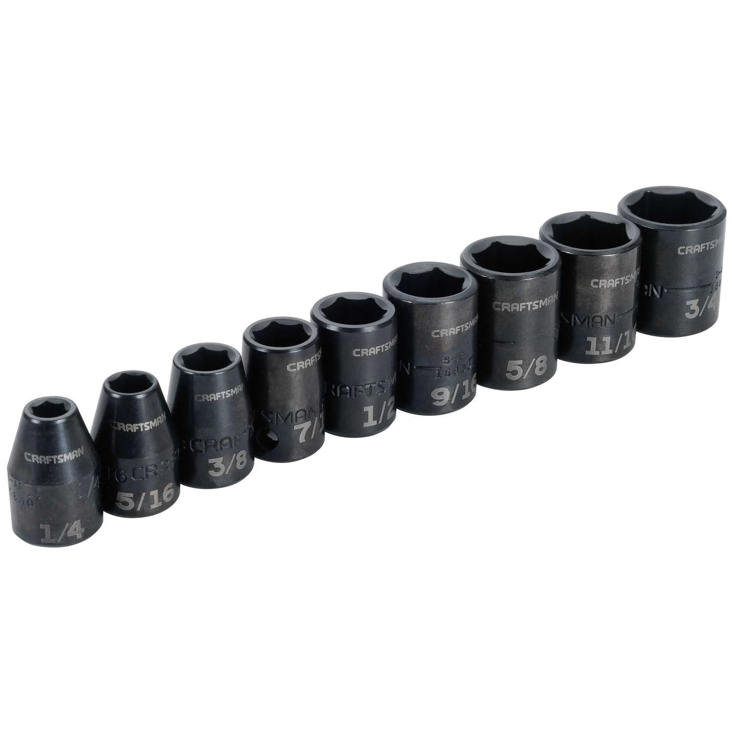 Craftsman 3/8 And 1/2 In. Drive SAE Socket Set 9 Pc 3 Craftsman 3/8 And 1/2 In. Drive SAE Socket Set 9 Pc