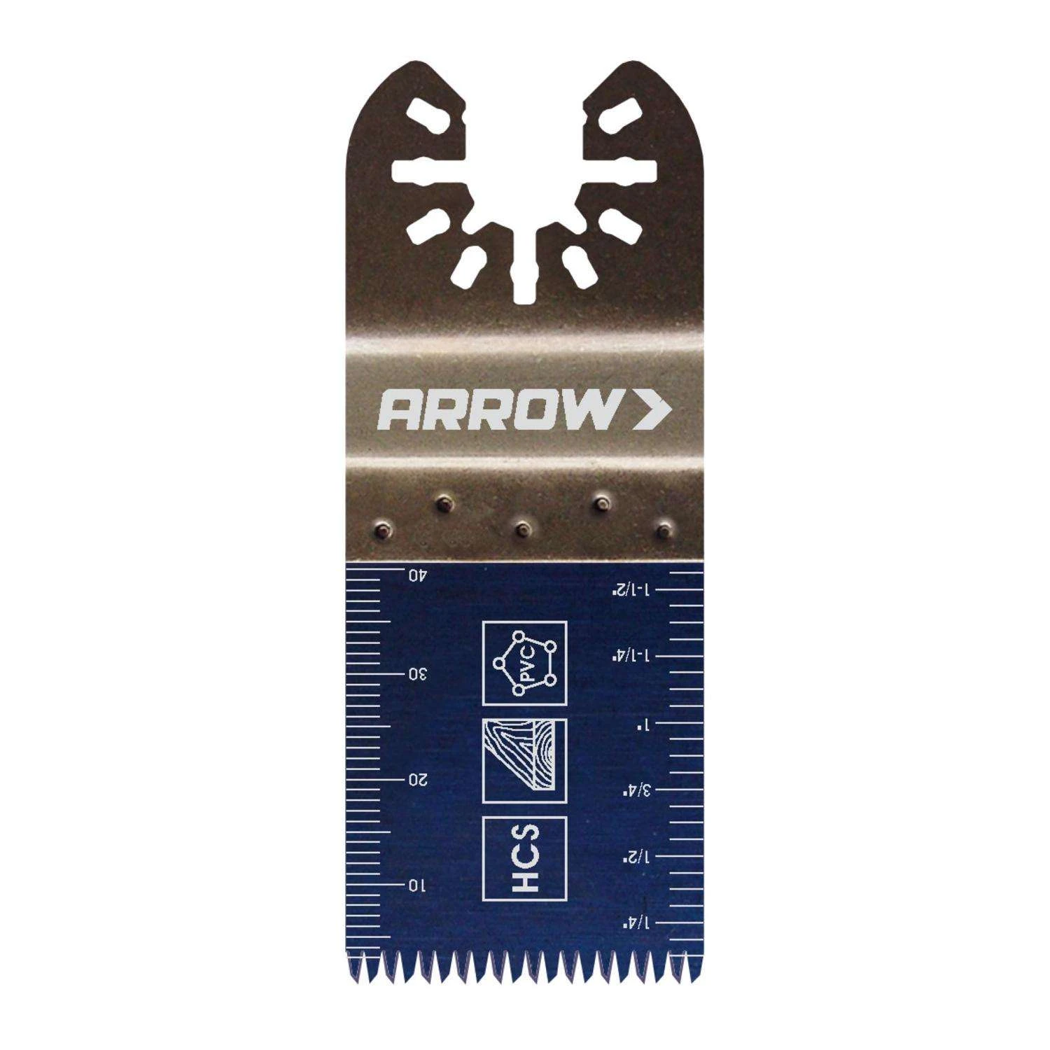 Arrow Pro 1-5/16 In. High Carbon Steel Semi-Circle Japanese Blade Hardwood 10 Pc 4 Arrow Pro 1-5/16 In. High Carbon Steel Semi-Circle Japanese Blade Hardwood 10 Pc - Image 2