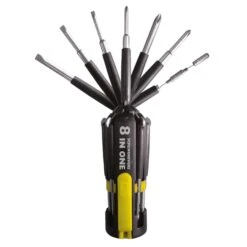 Steel Grip 8 In 1 8-in-1 Screwdriver With Flashlight