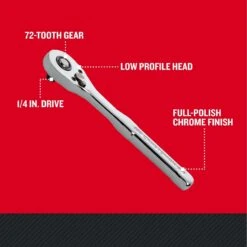Craftsman Low Profile 1/4 In. Drive Ratchet 72 Teeth -DeWALT Outlet 2c93cf99 6095 4a5e 9c8b f62fc7bd6485