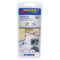 Magnet Source .25 In. L X .625 In. W Silver Super Latch Magnets 16 Lb. Pull 2 Pc -DeWALT Outlet 2cbfbb01 5f32 498c 93f5 85589d8d9768