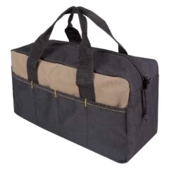 CLC 5.5 In. W X 6 In. H Polyester Tool Tote 8 Pocket Black/Tan 1 Pc -DeWALT Outlet 2f425c80 80d3 4e84 8ac6 eff153c98dd4