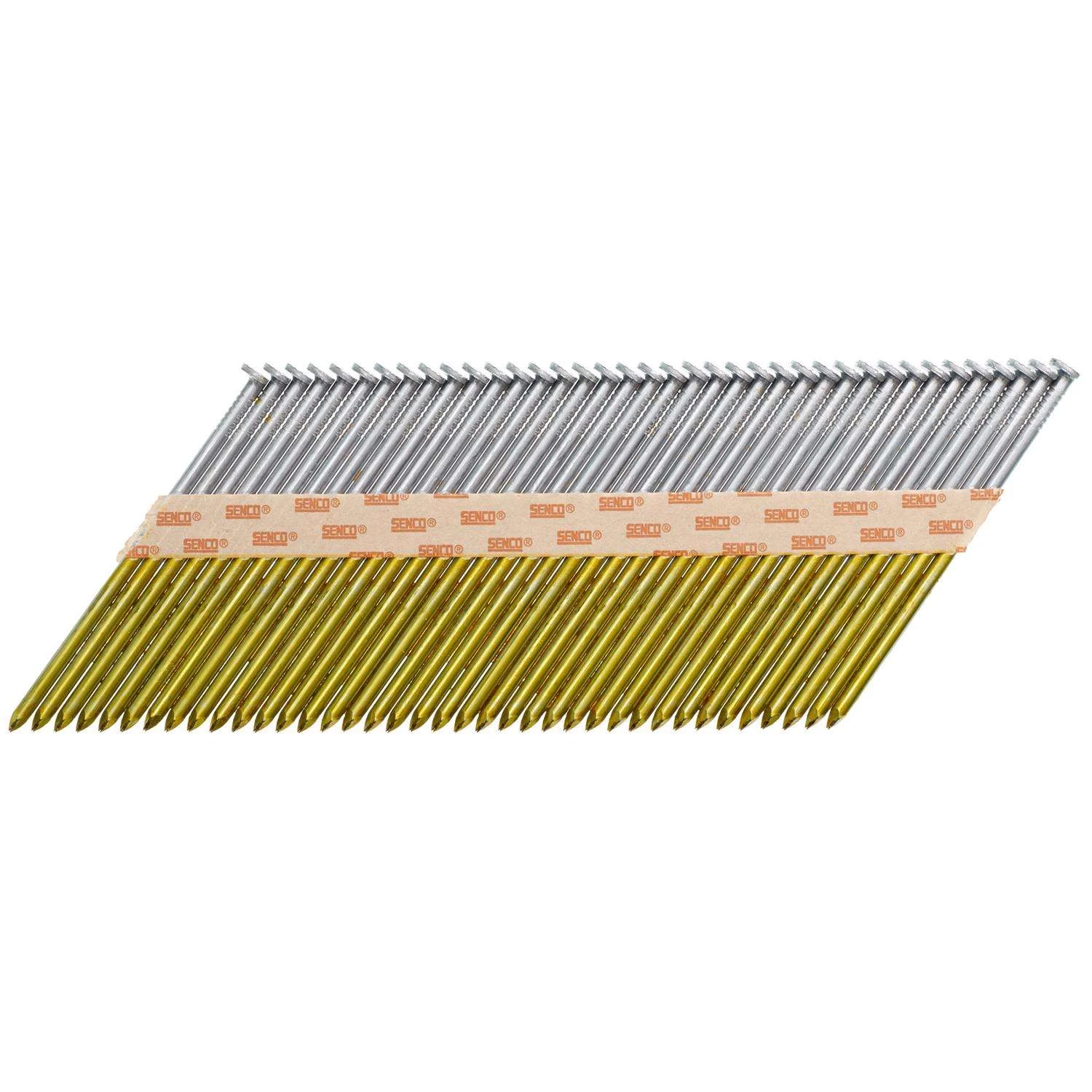 Senco 3-1/4 In. 16 Ga. Angled Strip Hot-Dip Galvanized Framing Nails 34 Deg 2,500 Pk 3 Senco 3-1/4 In. 16 Ga. Angled Strip Hot-Dip Galvanized Framing Nails 34 Deg 2,500 Pk