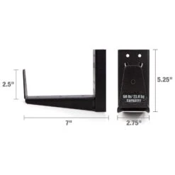 DeWalt 6 In. H Upright Cantilever Bracket Set Steel Black 8 DeWalt 6 In. H Upright Cantilever Bracket Set Steel Black -DeWALT Outlet 321e58df 77d1 4df0 adad 705955b83f28