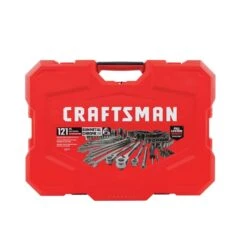 Craftsman 1/4, 3/8 And 1/2 In. Drive Metric And SAE 6 Point Mechanic's Tool Set 121 Pc -DeWALT Outlet 338512a3 1492 452a b455 da9a3ed7c6f5