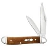 Case Peanut Knife Amber Bone 1 Pc