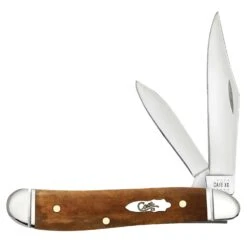 Case Peanut Knife Amber Bone 1 Pc