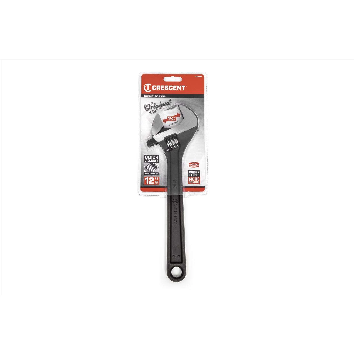 Crescent Metric And SAE Adjustable Wrench 12 In. L 1 Pc 5 Crescent Metric And SAE Adjustable Wrench 12 In. L 1 Pc - Image 3