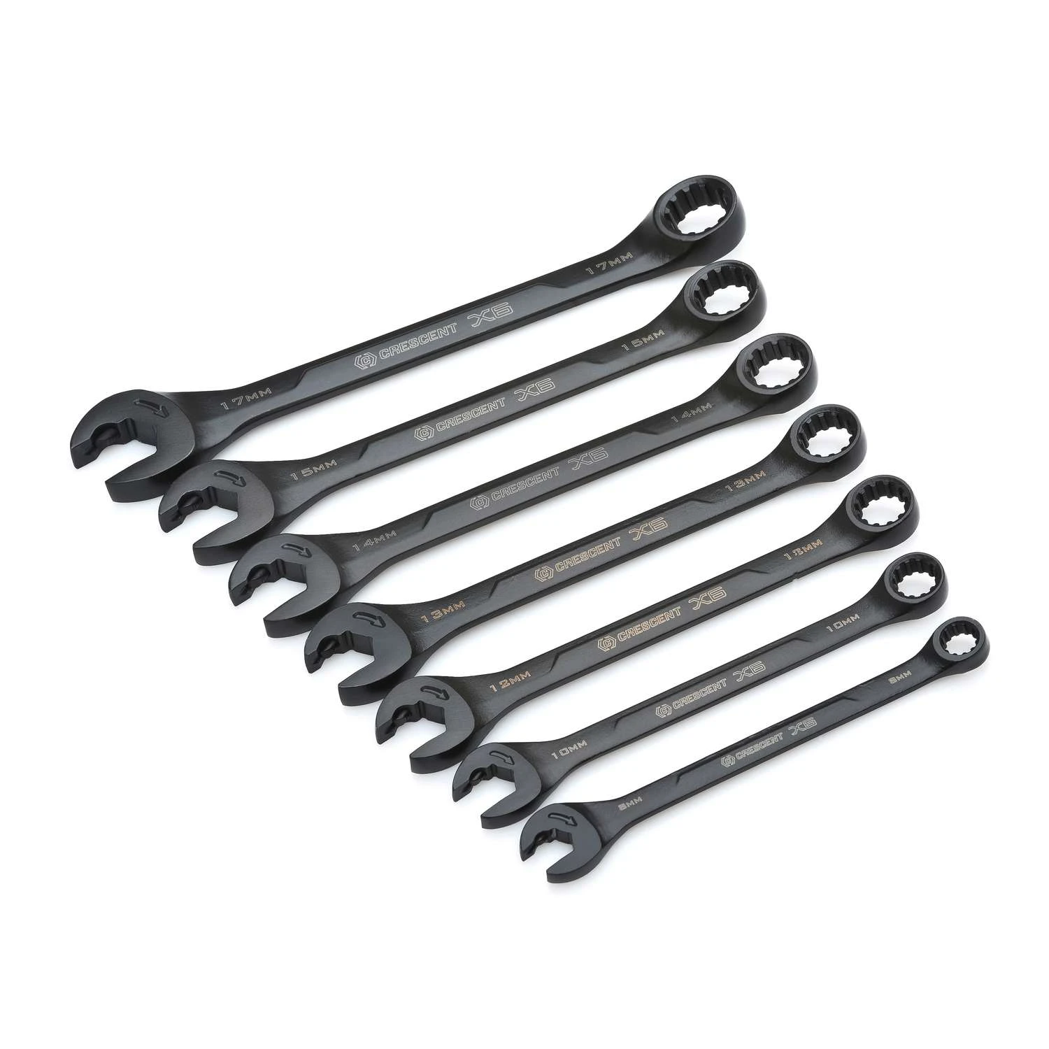 Crescent X6 12 Point Metric Wrench Set 11 In. L 7 Pk 4 Crescent X6 12 Point Metric Wrench Set 11 In. L 7 Pk - Image 2