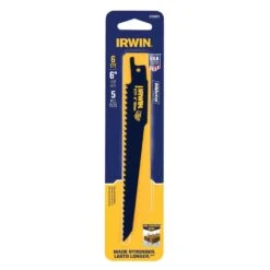 Irwin 6 In. Bi-Metal Reciprocating Saw Blade 6 TPI 5 Pk -DeWALT Outlet 3521e08f 4775 4a6c 827e dac15ccc09c3