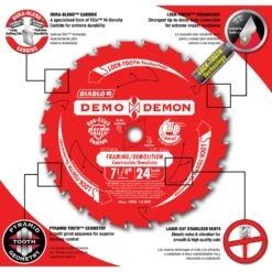 Diablo Demo Demon 7-1/4 In. D X 5/8 In. TiCo Hi-Density Carbide Circular Saw Blade 24 Teeth 1 Pk 7 Diablo Demo Demon 7-1/4 In. D X 5/8 In. TiCo Hi-Density Carbide Circular Saw Blade 24 Teeth 1 Pk -DeWALT Outlet 35b93208 fe76 4799 8642 84fb8453f970