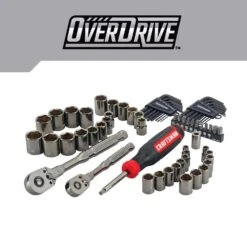 Craftsman OVERDRIVE 1/4 And 3/8 In. Drive Metric/SAE 6 Point Mechanic's Tool Set 64 Pc -DeWALT Outlet 36eae94c becc 4dc4 817d 3cbb97f8df47