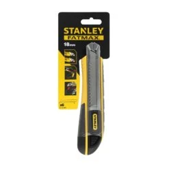 Stanley FatMax 7 In. Retractable Snap-Off Utility Knife Black/Yellow 1 Pk -DeWALT Outlet 3710056a 6322 4d52 8699 a43aea0f6329