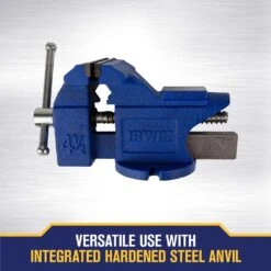 Irwin 4.5 In. Steel Bench Vise -DeWALT Outlet 3d35079a dc06 4ae2 b968 65b9a48c99dc