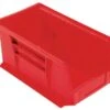 Quantum Storage 8-1/4 In. W X 6-3/4 In. H Tool Storage Bin Polypropylene 1 Compartments Red