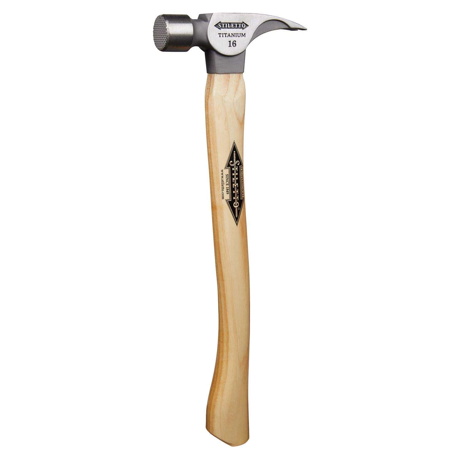 Stiletto 16 Oz Milled Face Framing Hammer 18 In. Hickory Handle 7 Stiletto 16 Oz Milled Face Framing Hammer 18 In. Hickory Handle - Image 5