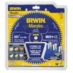 Irwin Marples 10 In. D X 5/8 In. Woodworking Carbide Circular Saw Blade 80 Teeth 1 Pk -DeWALT Outlet 420727ff 198a 48ce 9d6f 7c77836850b9
