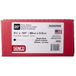 Senco 3-1/2 In. 16 Ga. Angled Strip Bright Framing Nails 20 Deg 4000 Pk 10 Senco 3-1/2 In. 16 Ga. Angled Strip Bright Framing Nails 20 Deg 4000 Pk -DeWALT Outlet 42640279 9ed9 4a01 b4e6 1eb044abe0a8