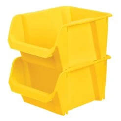 Stanley 7 In. W X 5 In. H X 9.5 In. D Storage Bin Set Impact-Resistant Poly 4 Compartments Yellow -DeWALT Outlet 4321671e 6285 481f a1fb 86820ccba3f6