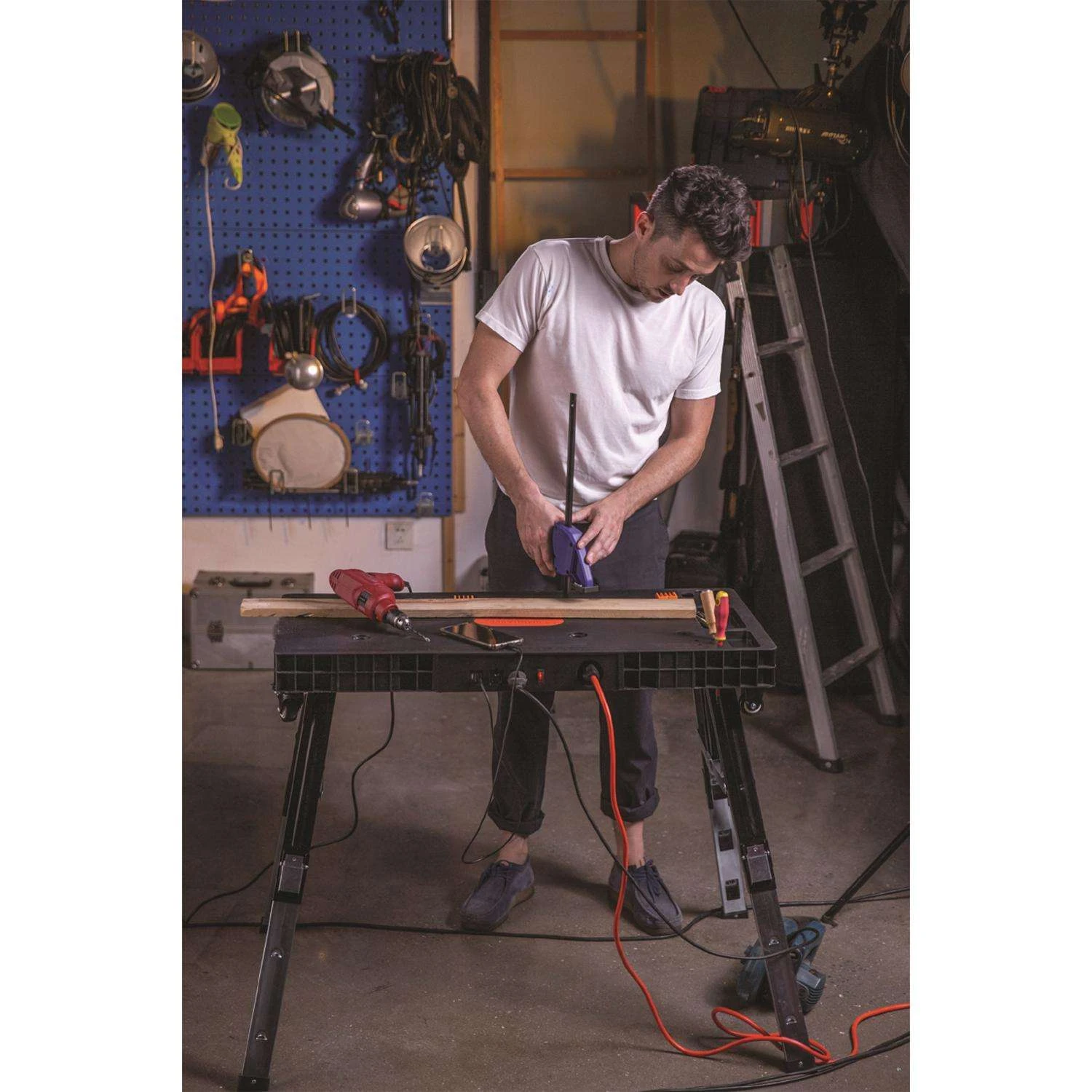 OmniTable 18.9 In. L X 6.3 In. W X 37 In. H 5 In 1 Workbench 330 Lb. Cap. 6 OmniTable 18.9 In. L X 6.3 In. W X 37 In. H 5 In 1 Workbench 330 Lb. Cap. - Image 4