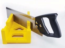 Ace 12 In. L X 4 In. W Plastic Mitre Box With Back Saw Yellow 1 Pc -DeWALT Outlet 467b461b fde6 4ede b092 8f2b59e06c87