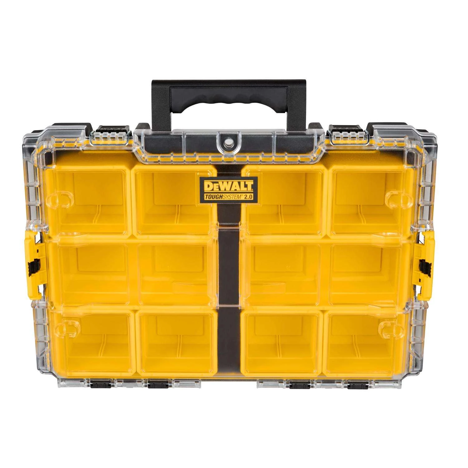 DeWalt ToughSystem 2.0 Storage Organizer Impact-Resistant Poly 10 Compartments Black/Yellow 3 DeWalt ToughSystem 2.0 Storage Organizer Impact-Resistant Poly 10 Compartments Black/Yellow