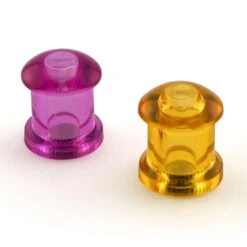 Magnet Source .625 In. L X .5 In. W Assorted Magnetic Push Pins 10 Pc